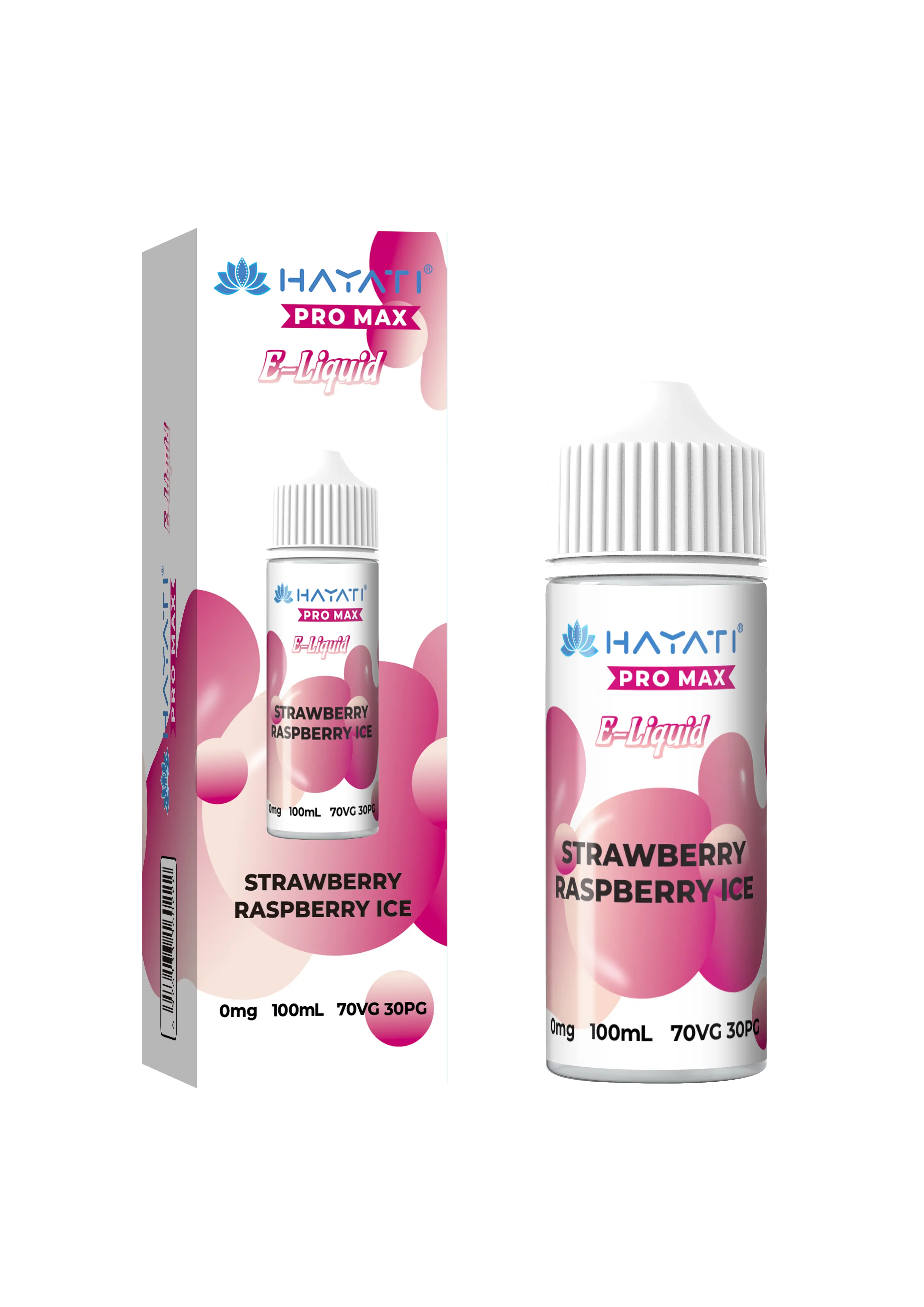  Hayati Pro Max Eliquid 70/30 - Strawberry Raspberry Ice - 100ml 